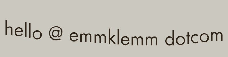 Contact Emmanuel Klemm